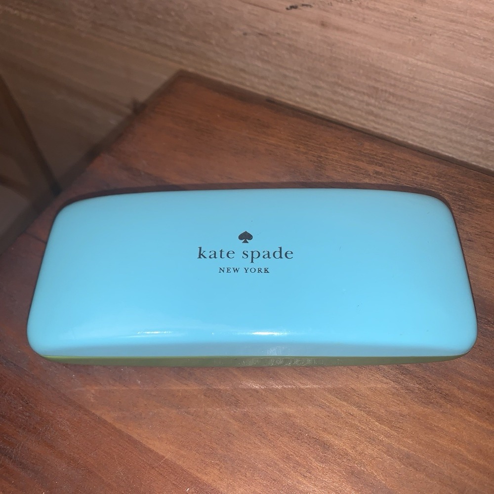 Kate‎ Spade Wink Wink Turquoise Green Hard Shell Eyeglasses CASE ONLY Read